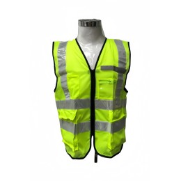 【 Woven High Visibility Reflective Vest】|Woven Reflective Vest Price|Fluorescent Green High Visibility|V-neck design|Sleeveless cut|Multiple horizontal and vertical reflective strips|Ready stock woven reflective vest company SKWK233 【 Woven High Visibility Reflective Vest】|Woven Reflective Vest Price|Fluorescent Green High Visibility|V-neck design|Sleeveless cut|Multiple horizontal and vertical reflective strips|Ready stock woven reflective vest company SKWK233